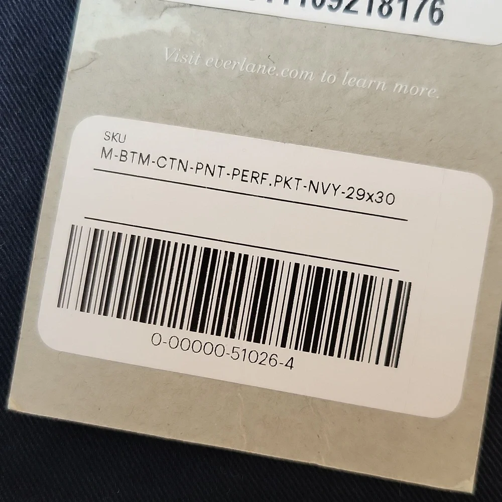 Everlane Mens Navy Performance Pocket Pant sz 29x30 - Picture 5 of 6